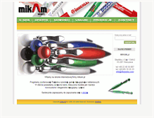 Tablet Screenshot of dlugopisy.com
